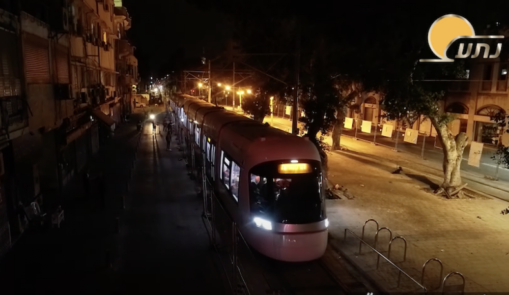 Тель-авивский метротрамвай совершил первый тестовый рейс