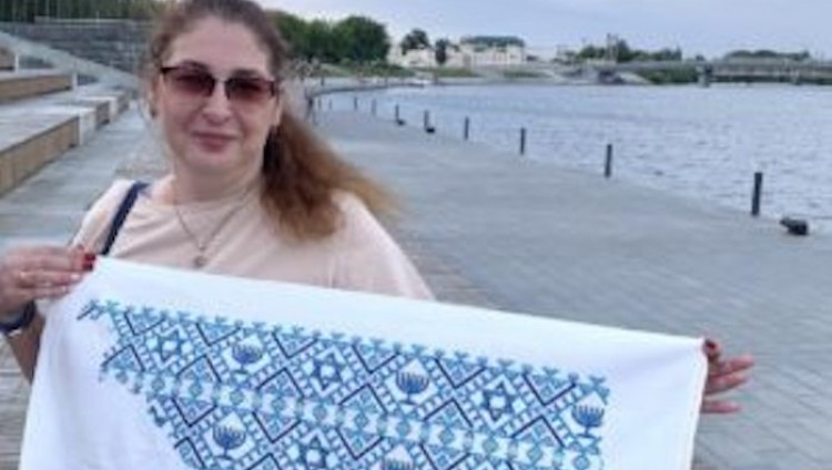 На «Вышитой карте Пензенской области» представлены менора и звезда Давида