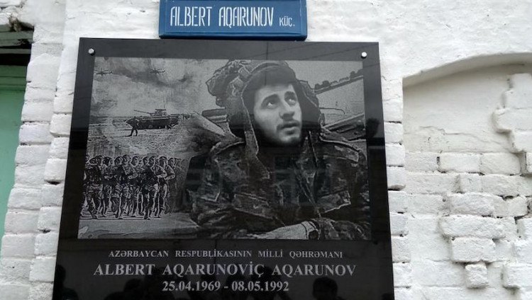 Сегодня день рождения Национального героя Азербайджана Альберта Агарунова