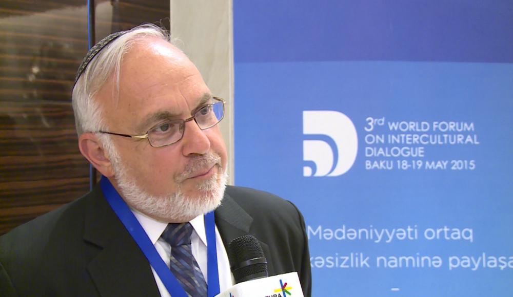 Раввин Абрахам Купер: Ильхам Алиев дал Тегерану понять, что не позволит никому его запугивать