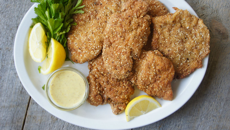 Готовим к Песаху: куриный шницель