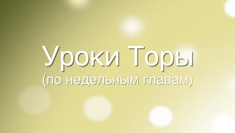 Комментарии рава Адама Давидова к недельной главе «Лех леха»