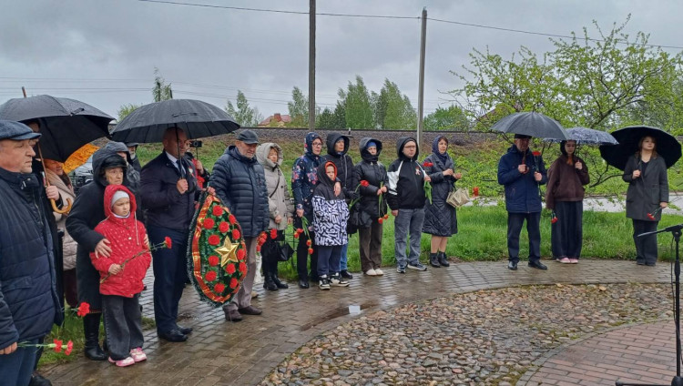 В Туловском овраге в Витебске почтили память жертв войны