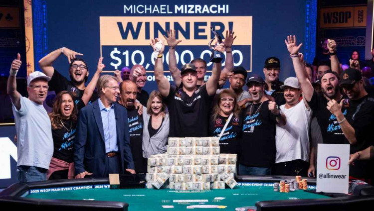 Израильтянин Михаэль Мизрахи выиграл главный приз World Series of Poker – $10 млн