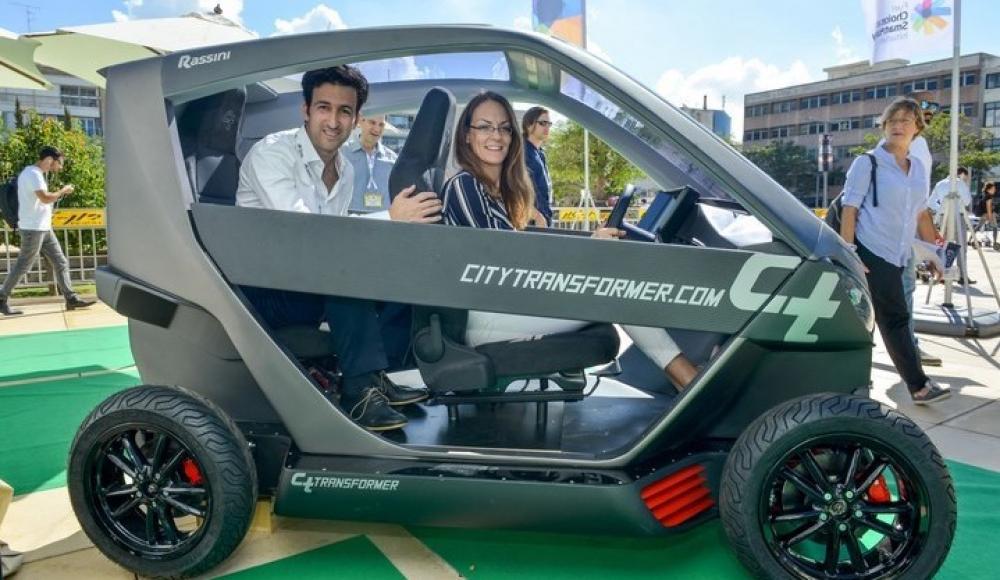 Израильский складной электромобиль City Transformer будут производить в Германии