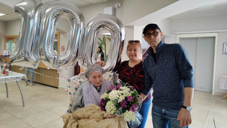 Ветеран ВОВ из Афулы Варвара Афанасьева отмечает 100-летие