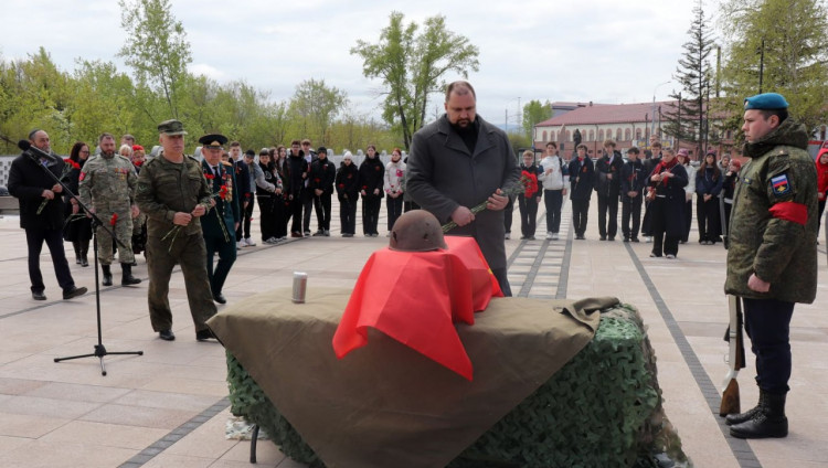 В Красноярске перезахоронили останки бойца Великой Отечественной Самуила Шалыта