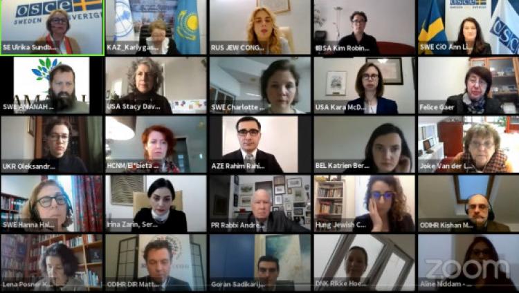 ОБСЕ провела онлайн-конференцию «Противодействие антисемитизму и культура»