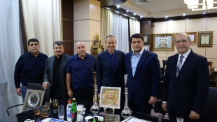 Друзья из Акко в гостях у президента Фонда