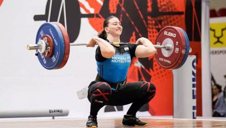 Николь Рубанович принесла Израилю три медали чемпионата Европы по тяжелой атлетике