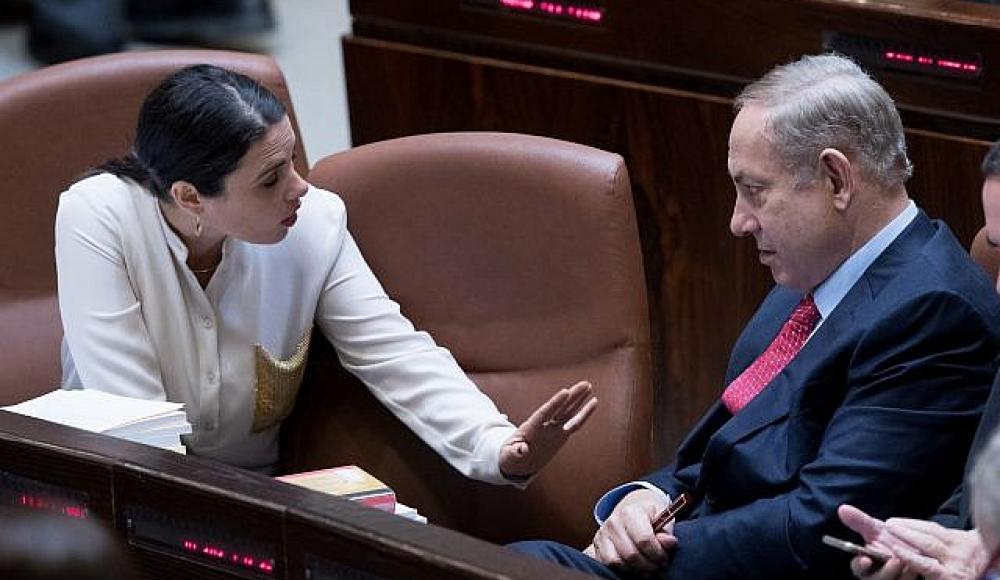 Нетаньяху предлагал Аелет Шакед второе место в списке «Ликуда» и пост главы МИД