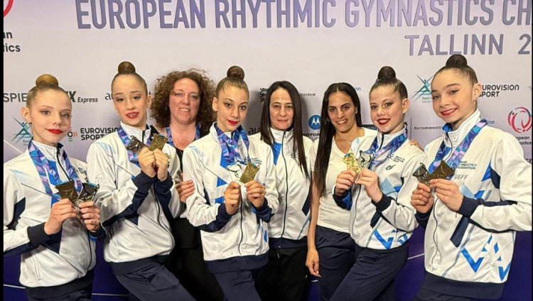 Израильтянки завоевали «серебро» чемпионата Европы по художественной гимнастике