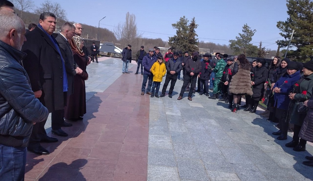 Представители горско-еврейской общины Азербайджана приняли участие в церемонии памяти героев Второй карабахской войны в Гусаре