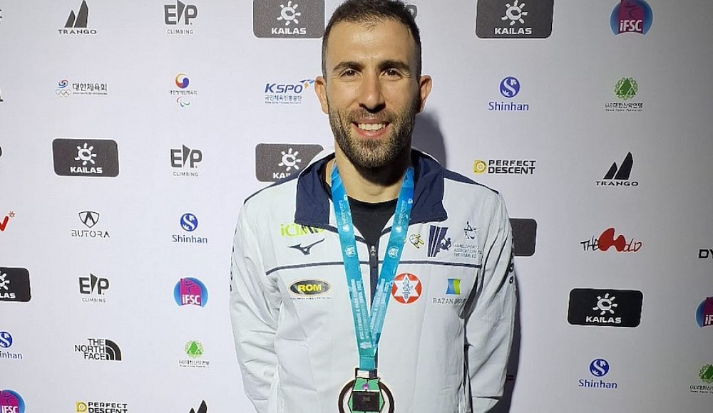 Израильтянин завоевал бронзовую медаль Чемпионата мира по скалолазанию
