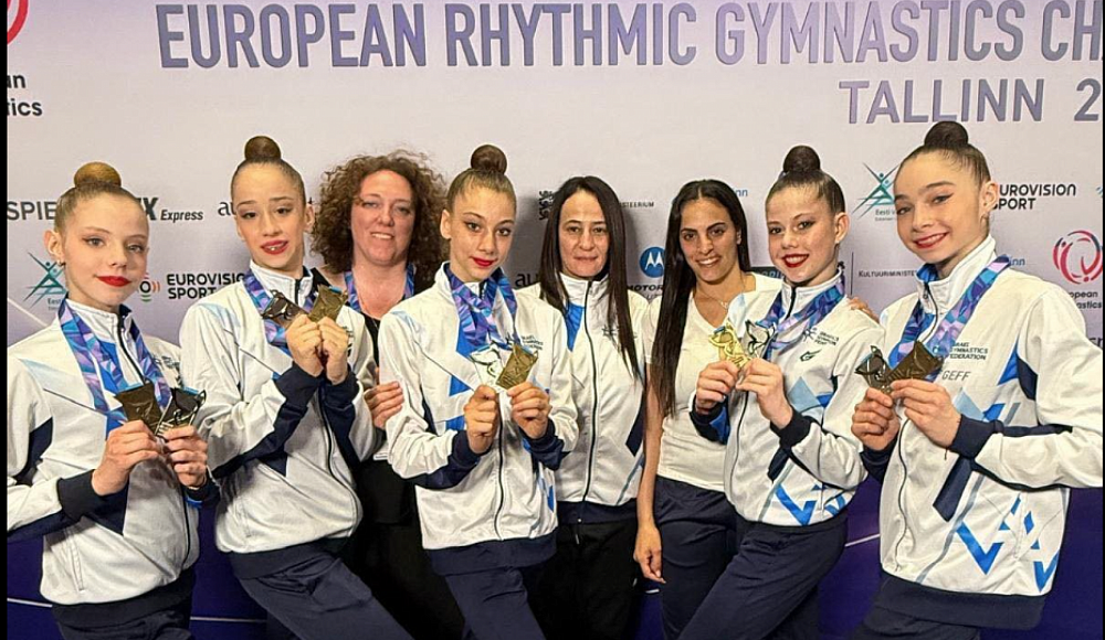 Израильтянки завоевали «серебро» чемпионата Европы по художественной гимнастике