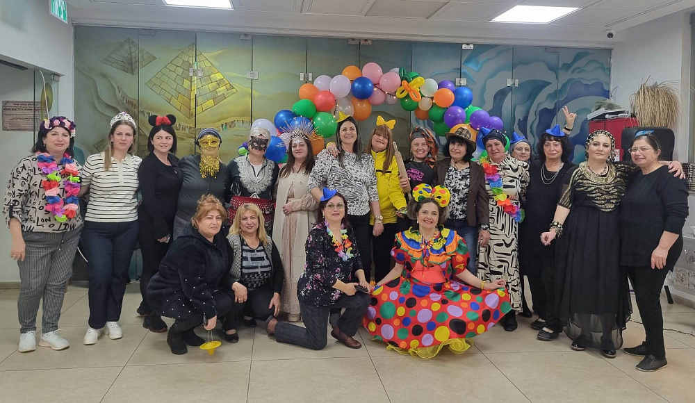 Пурим в горско-еврейской синагоге Хадеры