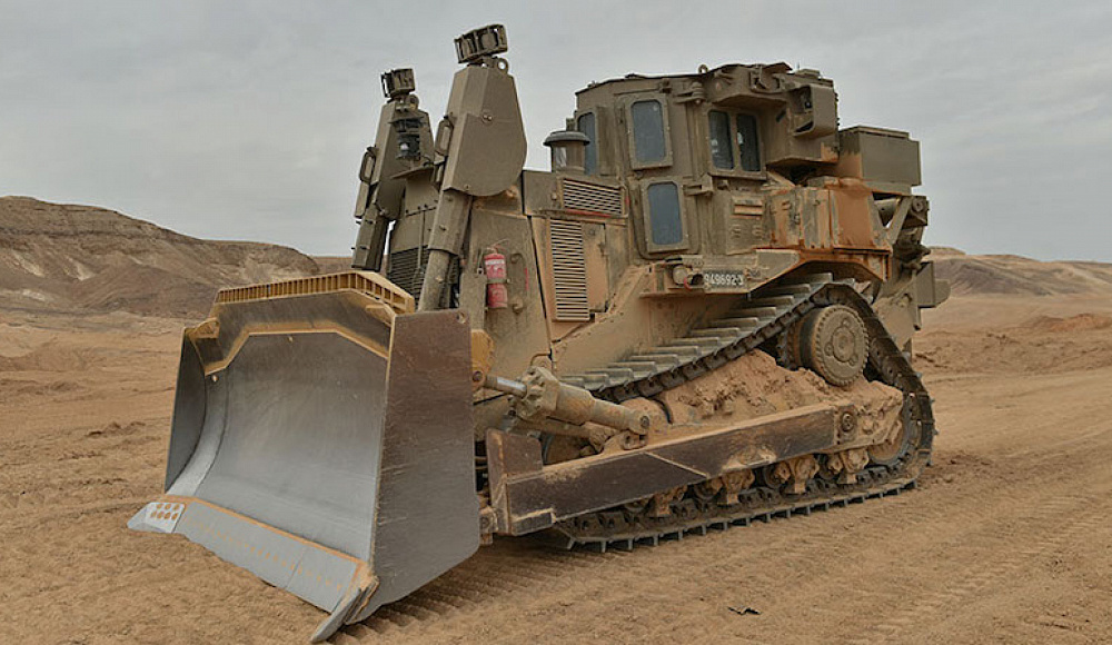 Израиль представил RobDozer – автономную версию саперного бульдозера D-9 от Caterpillar